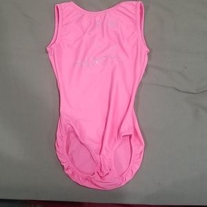 Gymnastics leotard, one piece